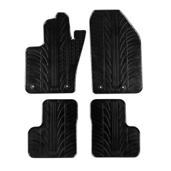 Πατάκια Αυτοκινήτου Gledring 0576 Fiat 500X 2015- Μαύρο 4 Τεμάχια