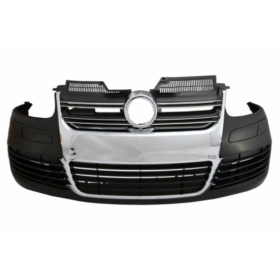 Μπροστινός Προφυλακτήρας Για VW Golf V (5) 03-08 / Jetta 05-10 R32 Look Με Μάσκα Χρωμίου