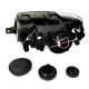 Μπροστινά Φανάρια Set Για Vw Passat B6 3C 05-10 Angel Eyes Μαύρα H7/H7 Με Μοτέρ Depo