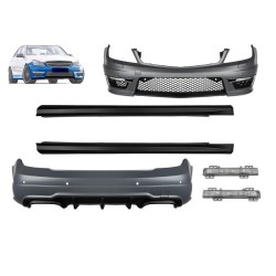 Body Kit Για Mercedes-Benz C-Class W204 07-14 C63 Facelift Amg Look Με DRL Body Kit Για Mercedes-Benz C-Class W204 07-14 C63 Facelift Amg Look Με DRL