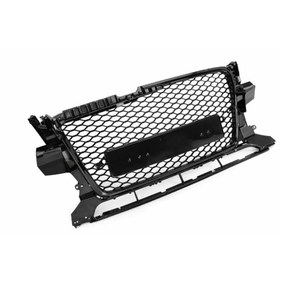 Μάσκα Για Audi Q5 8R 08-12 RSQ5 Look Κυψελωτή Μαύρο Γυαλιστερό 1 Τεμάχιο