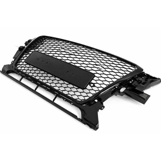 Μάσκα Για Audi Q5 8R 08-12 RSQ5 Look Κυψελωτή Μαύρο Γυαλιστερό 1 Τεμάχιο