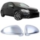 Καπάκια Καθρεφτών Για VW Golf VII (7) 12-20 / Touran 15+ Brushed Aluminium 2 Τεμάχια