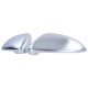 Καπάκια Καθρεφτών Για VW Golf VII (7) 12-20 / Touran 15+ Brushed Aluminium 2 Τεμάχια