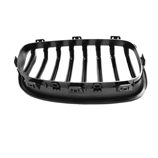 Καρδιές Μάσκας Για Bmw 1 F20 / F21 11-15 Μαύρο Γυαλιστερό 2 Τεμάχια
