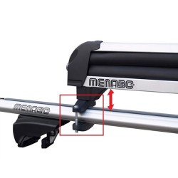 Βάσεις Για Μπάρα Σκι Αλουμινίου Iceberg 80x30mm 4 Τεμάχια Βάσεις Για Μπάρα Σκι Αλουμινίου Iceberg 80x30mm 4 Τεμάχια