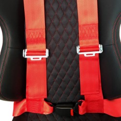 Ζώνη Αγωνιστική 4 Σημείων Κόκκινο Χρώμα 1 Τεμάχιο Ζώνη Αγωνιστική 4 Σημείων Κόκκινο Χρώμα 1 Τεμάχιο