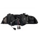 Μπροστινά Φανάρια Set Για Bmw 5 E39 95-03 Angel Eyes Facelift LCI Look Μαύρα/Γκρι H7/H7 Manual Carner
