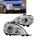 Μπροστινά Φανάρια Set Για Mercedes-Benz ML-Class W163 98-01 Projectors Χρωμίου H7/H7 Με Μοτέρ Depo