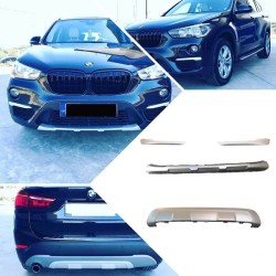 Skid Plates Προφυλακτήρων Body kit X-Line Για BMW X1 F48 15-19 Silver Set 4 Τεμάχια Skid Plates Προφυλακτήρων Body kit X-Line Για BMW X1 F48 15-19 Silver Set 4 Τεμάχια