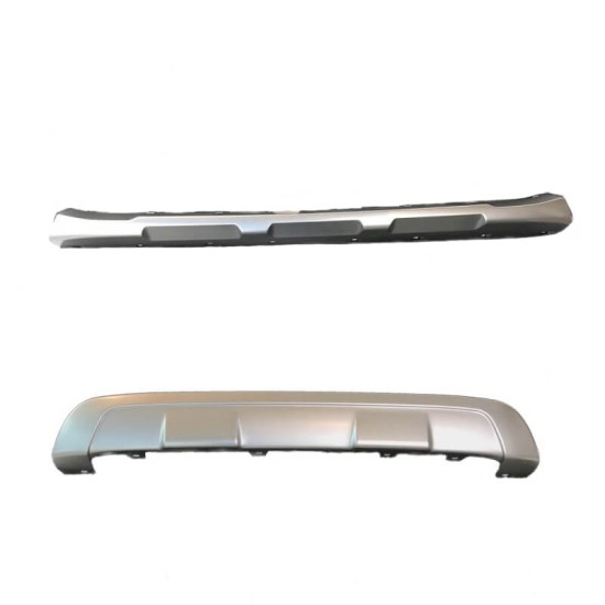 Skid Plates Προφυλακτήρων Body kit X-Line Για BMW X1 F48 15-19 Silver Set 4 Τεμάχια
