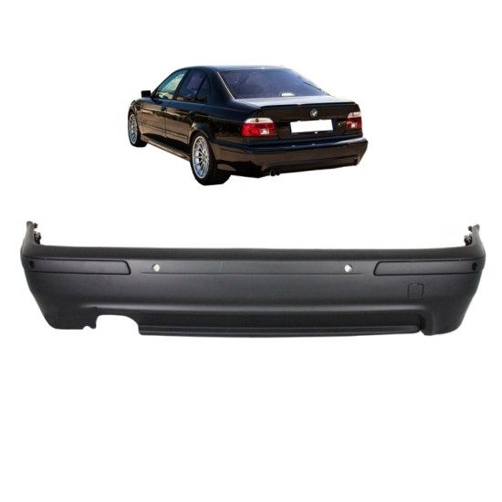 Πισινός Προφυλακτήρας Για Bmw 5 E39 95-03 Sedan M5 Look Με Μονή Εξάτμιση & PDC
