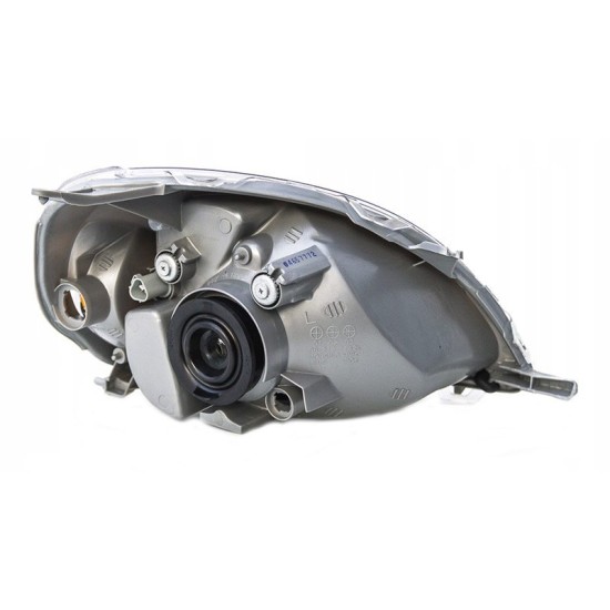 Φανάρι Μπροστινό Αριστερό Για Toyota Yaris 99-03 Μαύρο H4 Με Μοτέρ Depo