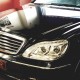 Μπροστινά Φανάρια Set Για Mercedes-Benz S-Class W220 98-05 DRL & Led Φλας Χρωμίου H7/H1 Manual JunYan