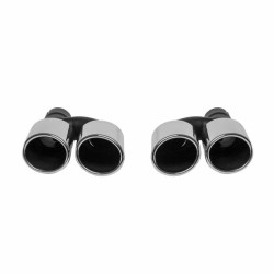 Mπούκες Εξάτμισης Διπλές Για Audi A6 C7 2011+ RD007 2 Τεμάχια