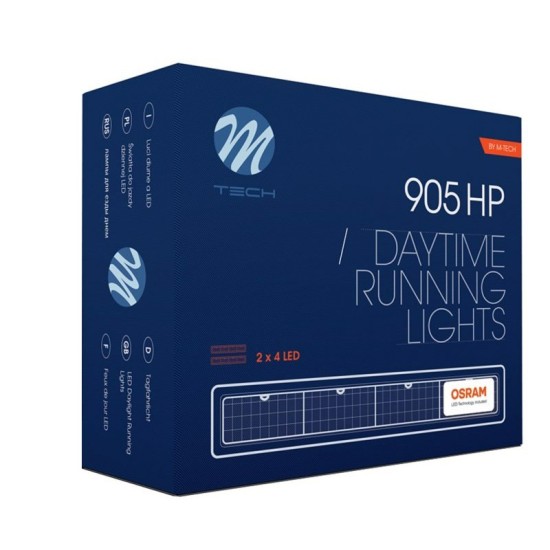 DRL Set Φώτα Ημέρας Universal DRL905HP M-Tech Osram Technology 125 x 30 x 23mm 2 Τεμάχια
