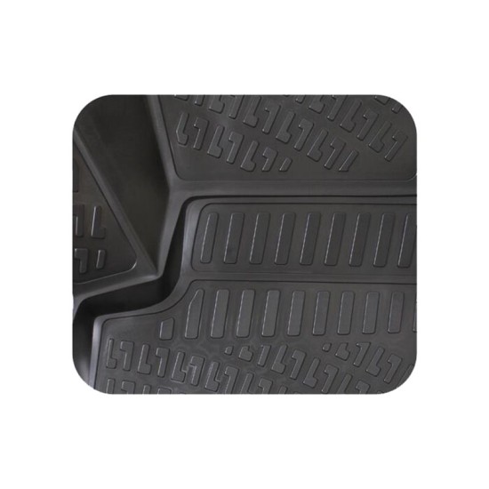Πατάκια Σκαφάκια 3D Από Λάστιχο TPE Για Opel Mokka 12-19 / Chevrolet Trax 12+ Rizline 4 Τεμάχια Μαύρα