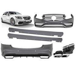 Body Kit Για Mercedes-Benz E-Class W212 13-16 Facelift Amg Look Με Μάσκα &  Μπούκες Body Kit Για Mercedes-Benz E-Class W212 13-16 Facelift Amg Look Με Μάσκα &  Μπούκες
