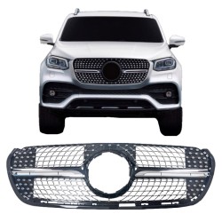 Μάσκα Για Mercedes-Benz X-Class W470 18+ Diamond Look Χρώμιο/Μαύρο 1 Τεμάχιο