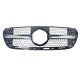 Μάσκα Για Mercedes-Benz X-Class W470 18+ Diamond Look Χρώμιο/Μαύρο 1 Τεμάχιο