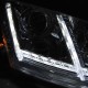 Μπροστινά Φανάρια Set Για Audi TT 8J 06-10 DRL & Led Signal Dynamic Χρωμίου H7/H1 Sonar