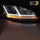 Μπροστινά Φανάρια Set Για Audi TT 8J 06-10 DRL & Led Signal Dynamic Χρωμίου H7/H1 Sonar