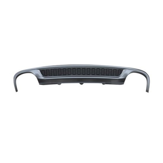 Diffuser Πίσω Προφυλακτήρα Για Audi A4 B8 12-15 Facelift Sedan/Avant S-Line Look Honeycomb Από Abs Πλαστικό 1 Τεμάχιο