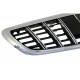 Μάσκα Για Mercedes-Benz S-Class W222 13-20 Brabus Look Χρώμιο/Μαύρο 1 Τεμάχιο