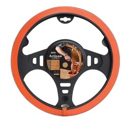 Κάλυμμα Tιμονιού Handmade Δερματίνη Πορτοκαλί Medium 37-39cm HMA60NJ Κάλυμμα Tιμονιού Handmade Δερματίνη Πορτοκαλί Medium 37-39cm HMA60NJ