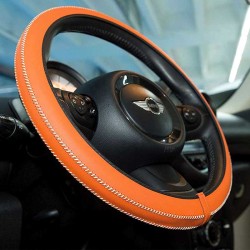 Κάλυμμα Tιμονιού Handmade Δερματίνη Πορτοκαλί Medium 37-39cm HMA60NJ Κάλυμμα Tιμονιού Handmade Δερματίνη Πορτοκαλί Medium 37-39cm HMA60NJ