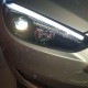 Μπροστινά Φανάρια Set Για Ford Focus 15-18 TRU DRL Tube Lights & Led Φλας Μαύρα H9/H1 Με Μοτέρ JunYan