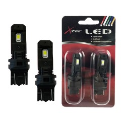 Λάμπες Led T20 W21/5W / 7443 W3X16Q Διπολικές 2 Led 12volt Λευκές X-Tec 2 Τεμάχια Λάμπες Led T20 W21/5W / 7443 W3X16Q Διπολικές 2 Led 12volt Λευκές X-Tec 2 Τεμάχια