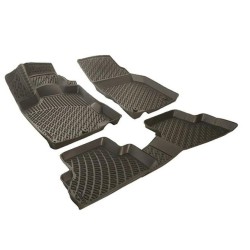 Πατάκια Σκαφάκια 3D Από Λάστιχο TPE Για Ford Εcosport 2012- Rizline 4 Τεμάχια Μαύρα