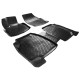 Πατάκια Σκαφάκια 3D Από Λάστιχο TPE Για Honda  Civic Hatchback 2005-2011 Rizline 4 Τεμάχια Μαύρα