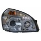 Μπροστινά Φανάρια Set Για Hyundai Tucson 04-10 Angel Eyes & Led Χρωμίου H1/H1 JunYan