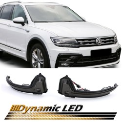 Φλας Καθρέπτη Για Vw Tiguan MK2 AD1 2016+ Dynamic Led Canbus Μαύρο 2 Τεμάχια Φλας Καθρέπτη Για Vw Tiguan MK2 AD1 2016+ Dynamic Led Canbus Μαύρο 2 Τεμάχια