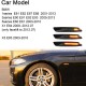 Πλαϊνά Φλας Φτερού Για Bmw 1 E81 / E82 / E87 / E88 / 3 E90 / E91 / E92 / E93 / X1 E84 / X3 E83 / F10 Look Led Dynamic Γυαλιστερό Μαύρο / Φιμέ 2 Τεμάχια