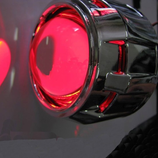 Led Devil Eyes Για Προτζέκτορες Φαναριών Κόκκινα Σετ 2 Τεμαχίων