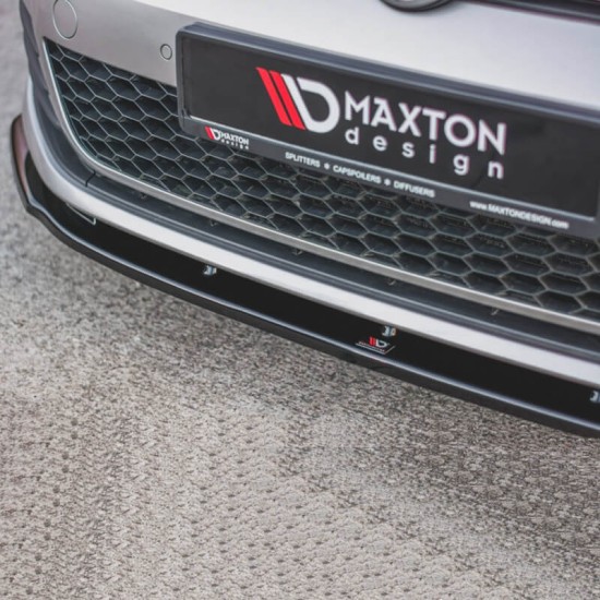 Μπροστινό Spoiler Για VW Golf VII (7) 12-17 GTI Έκδοση Glossy Black
