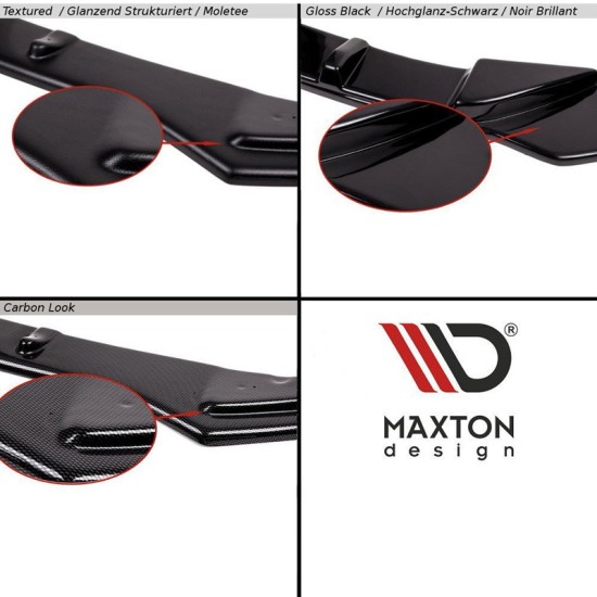 Μπροστινό Spoiler Για VW Golf VII (7) 12-17 GTI Έκδοση Glossy Black