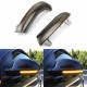 Φλας Καθρέπτη Για Vw Golf V (5) 03-08 / Jetta / Passat B6 3C / Sharan / Superb Dynamic Led Μαύρα 2 Τεμάχια