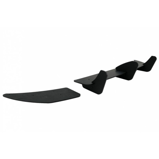 Diffuser Πίσω Προφυλακτήρα Για VW Golf VII (7) 13-17 Για R Έκδοση Mat Black 3 Bars & 2 Side Splitters Από Πλαστικό 3 Τεμάχια