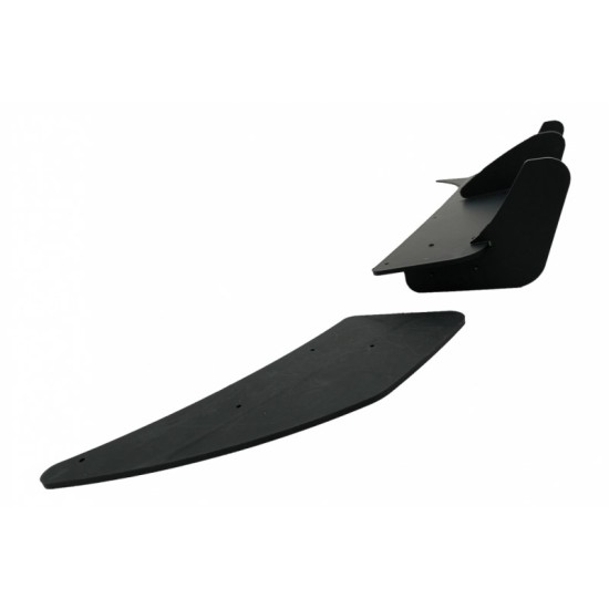 Diffuser Πίσω Προφυλακτήρα Για VW Golf VII (7) 13-17 Για R Έκδοση Mat Black 3 Bars & 2 Side Splitters Από Πλαστικό 3 Τεμάχια