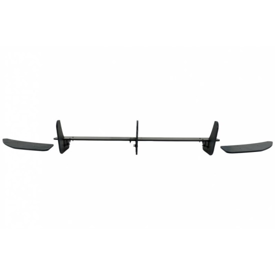 Diffuser Πίσω Προφυλακτήρα Για VW Golf VII (7) 13-17 Για R Έκδοση Mat Black 3 Bars & 2 Side Splitters Από Πλαστικό 3 Τεμάχια
