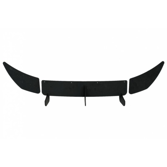 Diffuser Πίσω Προφυλακτήρα Για VW Golf VII (7) 13-17 Για R Έκδοση Mat Black 3 Bars & 2 Side Splitters Από Πλαστικό 3 Τεμάχια