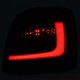 Πισινά Φανάρια Set Για Vw Polo 6R 09-14 Led Bar GTI Look Κόκκινο/Φιμέ Eagle Eyes
