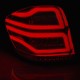 Πισινά Φανάρια Set Για Mercedes-Benz ML W164 09-11 Full Led Bar Φιμέ JunYan