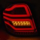 Πισινά Φανάρια Set Για Mercedes-Benz ML W164 09-11 Full Led Bar Φιμέ JunYan