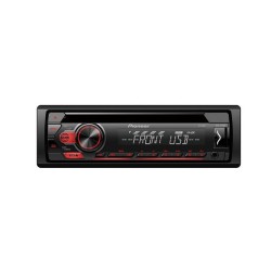 Radio Cd Usb/ Aux Universal 1 Din Pioneer DEH-S121UB 4x50 Watt Με Αποσπώμενη Πρόσοψη / Κόκκινο Φωτισμό & Remote Control