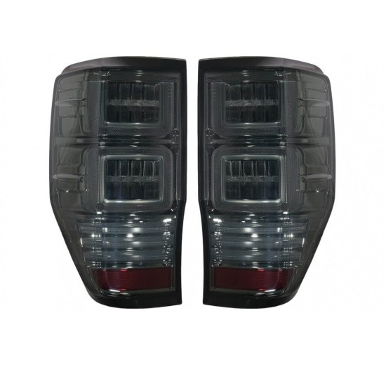 Πισινά Φανάρια Set Για Ford Ranger 12-18 Led Bar Dynamic Φιμέ Full Led VLand